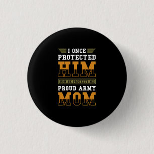 Soldaten Mama Proud Army Mama Button