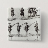 Soldaten mit Bajonetten Button (Vorderseite)