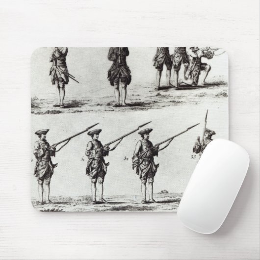 Soldaten mit Bajonetten Mousepad (Mit Mouse)