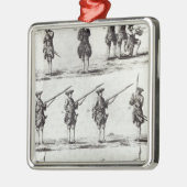 Soldaten mit Bajonetten Ornament Aus Metall (Links)