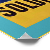 Soldaten ohne Waffen ~ Vintager Weltkrieg 2 Poster (Ecke)