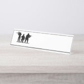 Soldaten Schreibtischnamensplakette (Vorderseite )