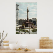 Soldaten & Seeleute Monument Cleveland 1910 Vintag Poster (Küche)