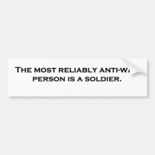 Soldaten sind Antikriegs Autoaufkleber