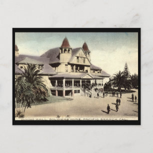 Soldatenheim, Los Angeles, Kalifornien Vintage Postkarte