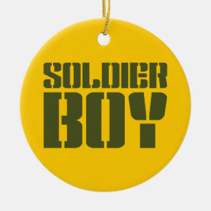 SOLDATENJUNGE KERAMIK ORNAMENT