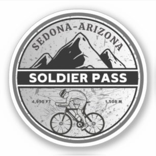 Soldatenpass Arizona-Wanderwege Aufkleber