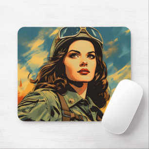 Soldatin Vintag Sci-Fi Mousepad