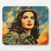 Soldatin Vintag Sci-Fi Mousepad (Vorne)