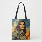 Soldatin Vintag Sci-Fi Tasche (Vorderseite)