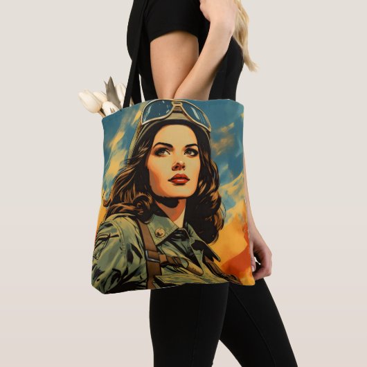 Soldatin Vintag Sci-Fi Tasche (Von Nahem)