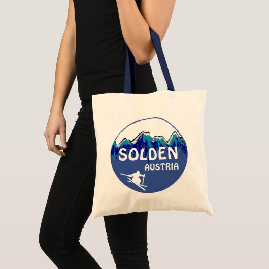 Solden Austria - Blaue Skikarte - Tasche (Vorderseite (Produkt))