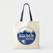 Solden Austria - Blaue Skikarte - Tasche (Vorne)