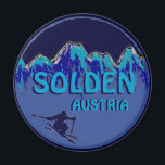 Solden Austria blauer Logo-Magnet Magnet<br><div class="desc">Solden Austria blauer Logo-Magnet</div>