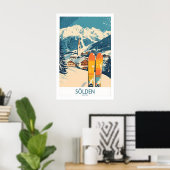 Sölden Ski Plakat Österreich 1 (Heimbüro)