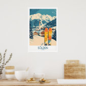 Sölden Ski Plakat Österreich 1 (Küche)