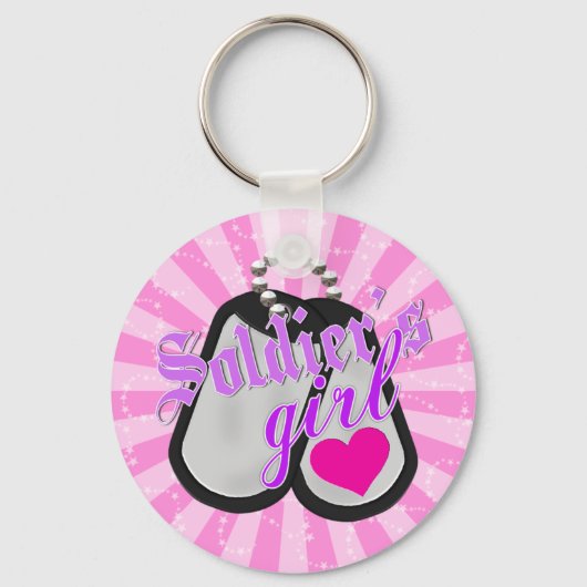 Soldentenmädchen Schlüsselanhänger (Vorderseite)