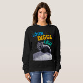 Soldering Digga Soldering Beer Drinker Beer Cat Sweatshirt (Vorne ganz)