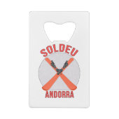 Soldeu, Andorra Geldbeutel Flaschenöffner (Rückseite)