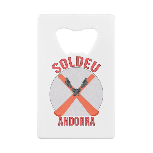 Soldeu, Andorra Geldbeutel Flaschenöffner (Rückseite)