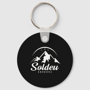 Soldeu Andorra Skigebiet Snowboarden Schlüsselanhänger
