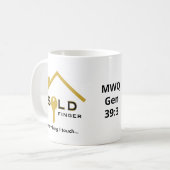 SOLDFINGER Fun Real Anwesen Agent Realtor Kaffeetasse (Vorderseite Links)