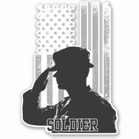 Soldier Aufkleber (Vorderseite)