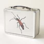 Soldier Beetle Painting on Metal Lunch Boxes Metall Brotdose (Rückseite)