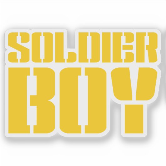 SOLDIER BOY AUFKLEBER (Vorderseite)
