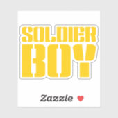 SOLDIER BOY AUFKLEBER (Blatt)