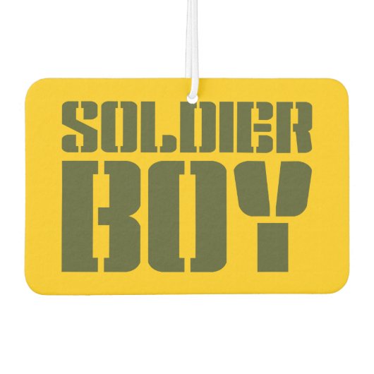 SOLDIER BOY AUTOLUFTERFRISCHER (Vorderseite)