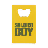 SOLDIER BOY GELDBEUTEL FLASCHENÖFFNER (Vorderseite)