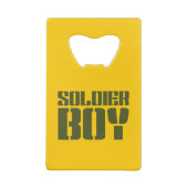 SOLDIER BOY GELDBEUTEL FLASCHENÖFFNER (Rückseite)