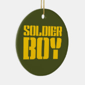 SOLDIER BOY KERAMIK ORNAMENT (Rechts)
