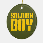 SOLDIER BOY KERAMIK ORNAMENT (Links)