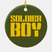 SOLDIER BOY KERAMIK ORNAMENT (Hinten)