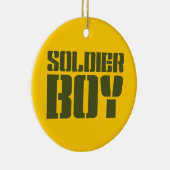 SOLDIER BOY KERAMIK ORNAMENT (Rechts)