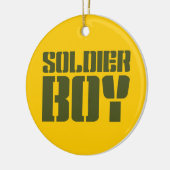 SOLDIER BOY KERAMIK ORNAMENT (Links)