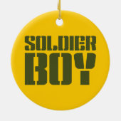 SOLDIER BOY KERAMIK ORNAMENT (Hinten)