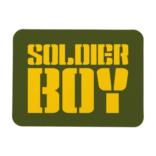 SOLDIER BOY MAGNET (Horizontal)