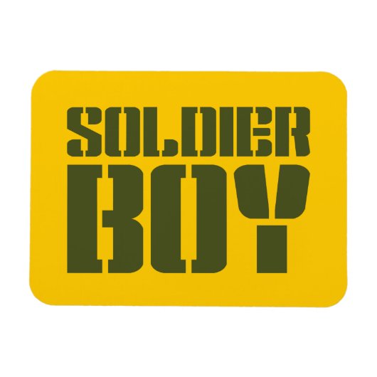 SOLDIER BOY MAGNET (Horizontal)