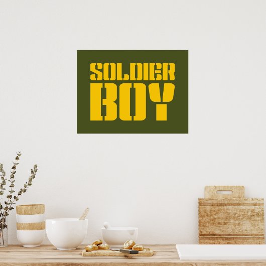 SOLDIER BOY POSTER (Küche)