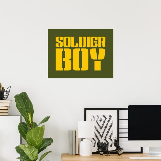 SOLDIER BOY POSTER (Heimbüro)