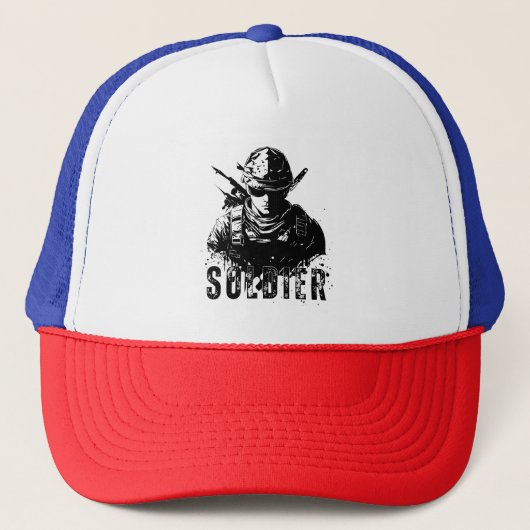 Soldier" Cap Truckerkappe (Vorderseite)
