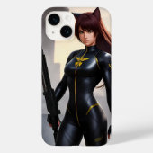 Soldier catgirl ist groß und stark Case-Mate iPhone hülle (Rückseite)