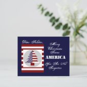 SOLDIER CHRISTMAS CARD FEIERTAGSPOSTKARTE (Stehend Vorderseite)