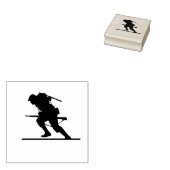 Soldier des Zweiten Weltkriegs Gummistempel (Stempel)