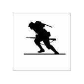 Soldier des Zweiten Weltkriegs Gummistempel (Prägung)