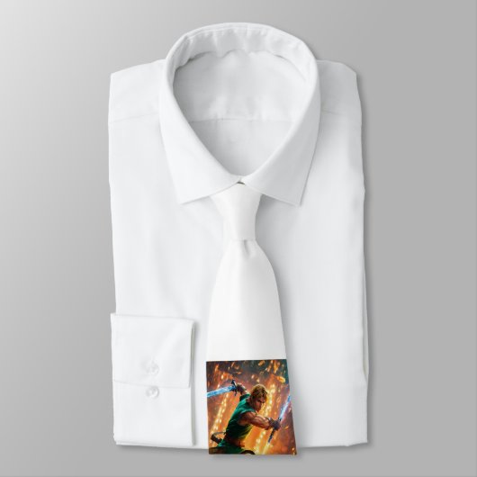 Soldier Designed Print Socks Krawatte (Gebunden)