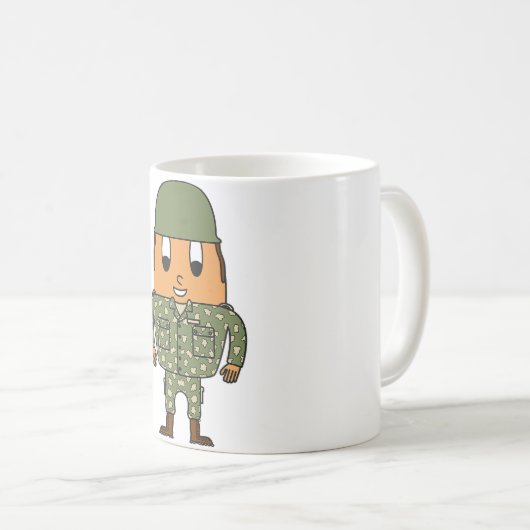 Soldier Egg Kaffeetasse (VorderseiteRechts)